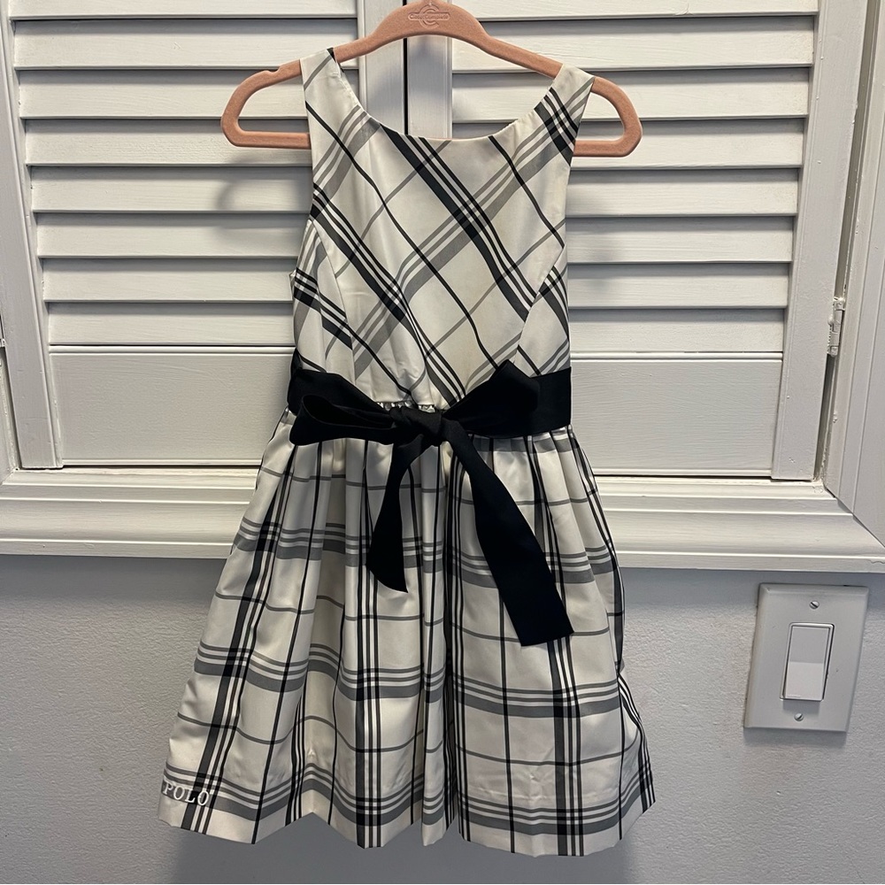 Black & White Plaid Dress - POLO by Ralph Lauren